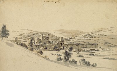 Caerphilly Castle by Hendrick Danckerts